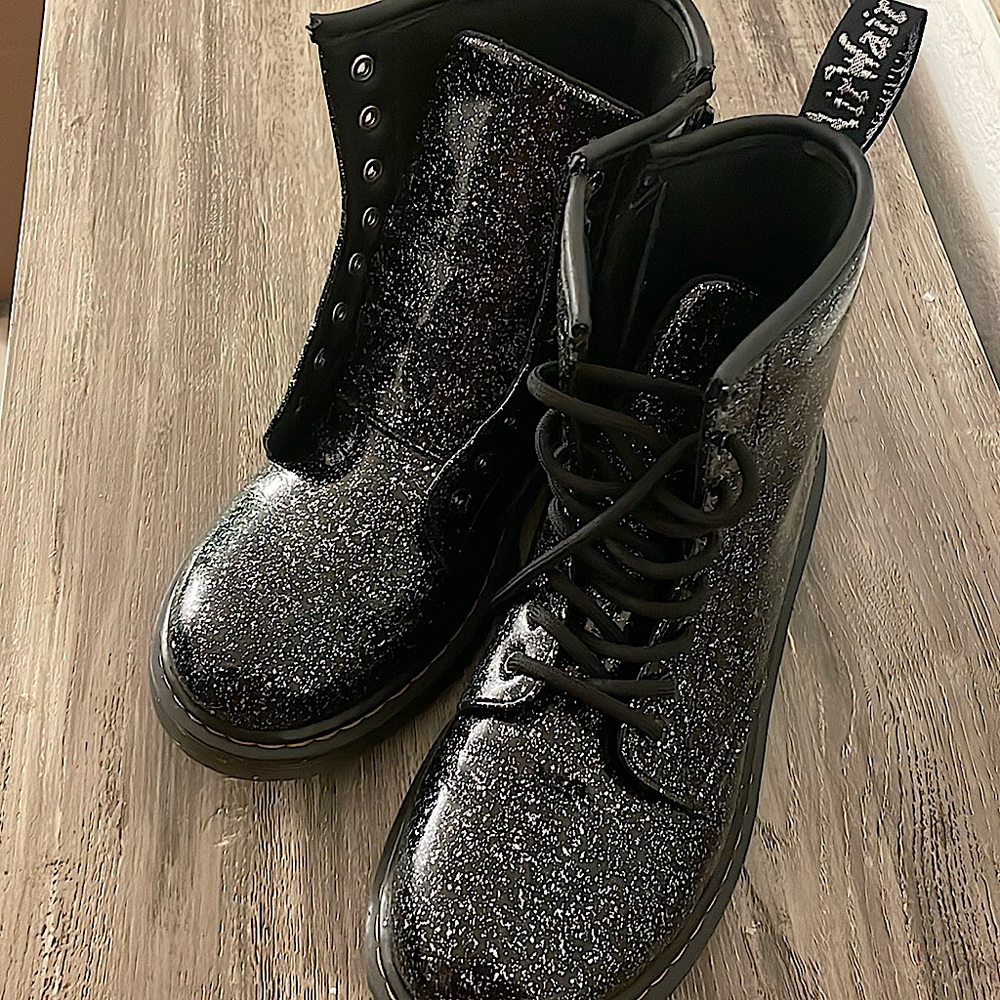 Dr Martens glitter girls boots